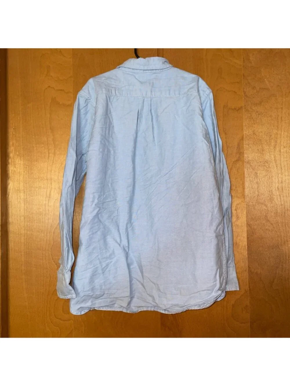Gap Kids Light Blue Button-Up Shirt XL (12) 100% Cotton Long Sleeve Classic Fit